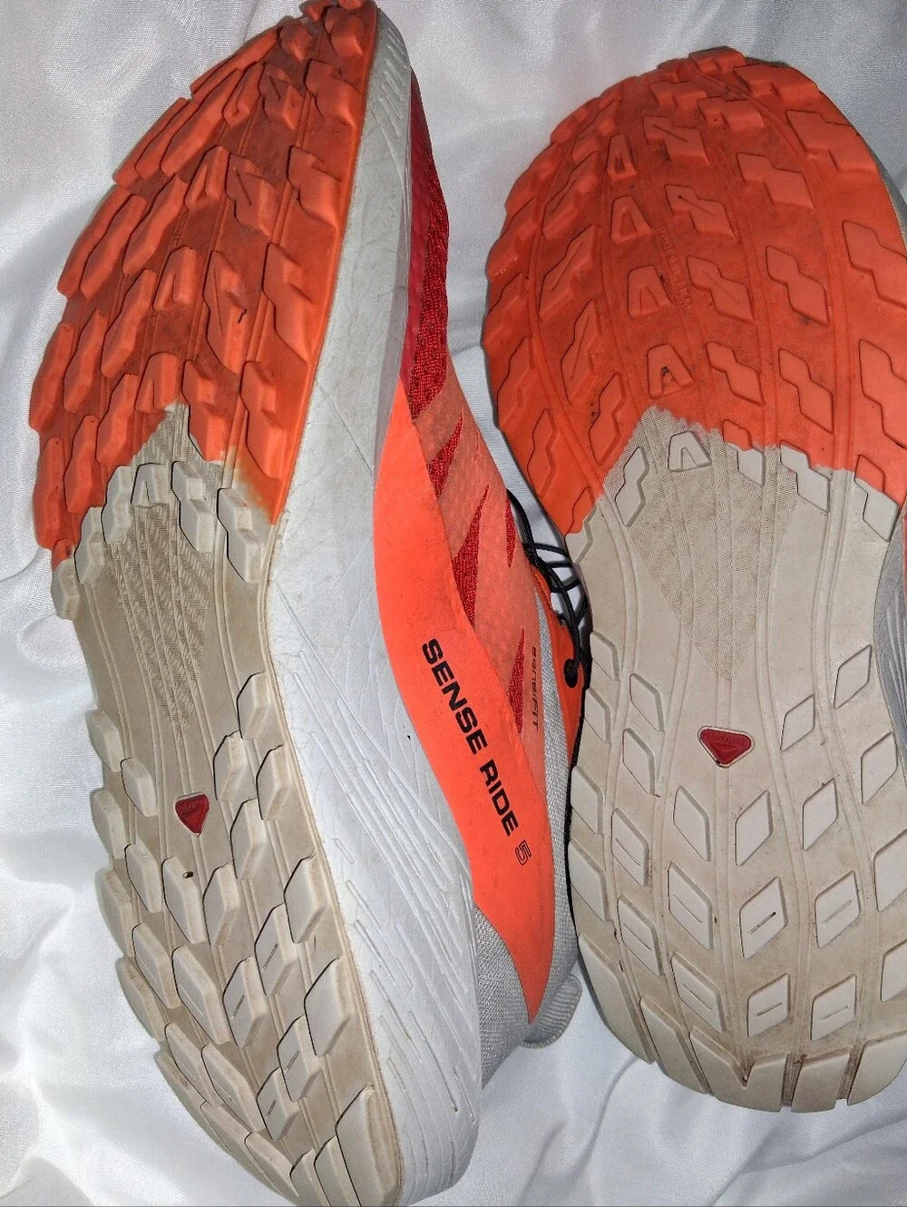 Salomon Sense Ride 5 Trail Shoes - Orange & Red (HIKING/RUNNING SHOES)